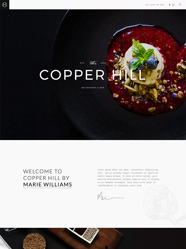 Copper Hill Light Black