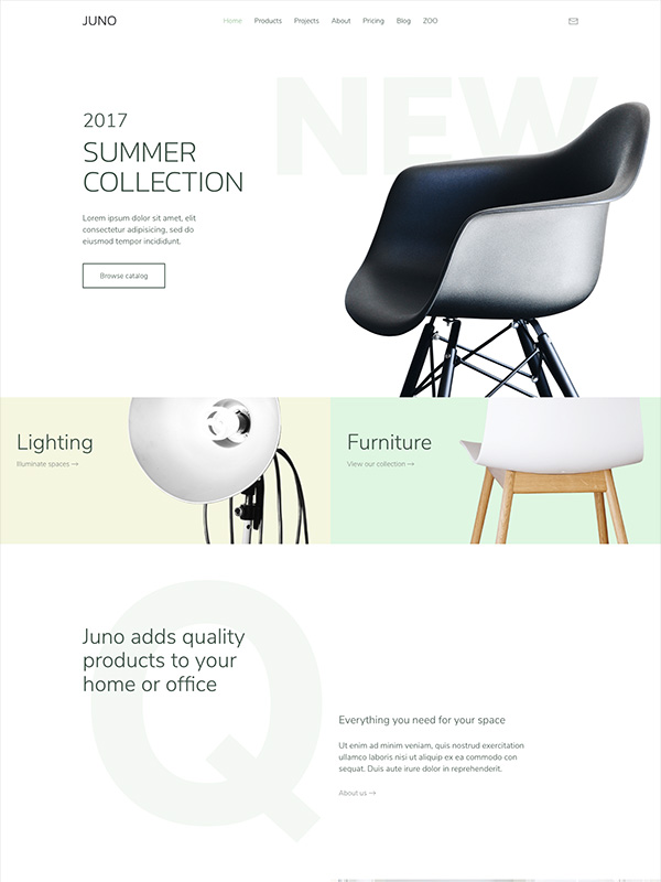 Juno White Green