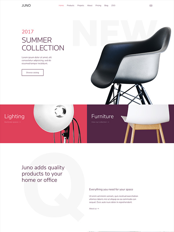 Juno White Red
