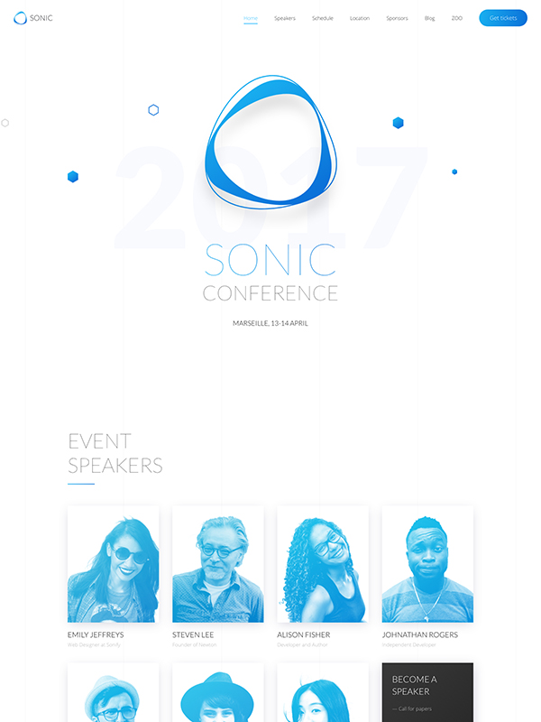 Sonic White Blue