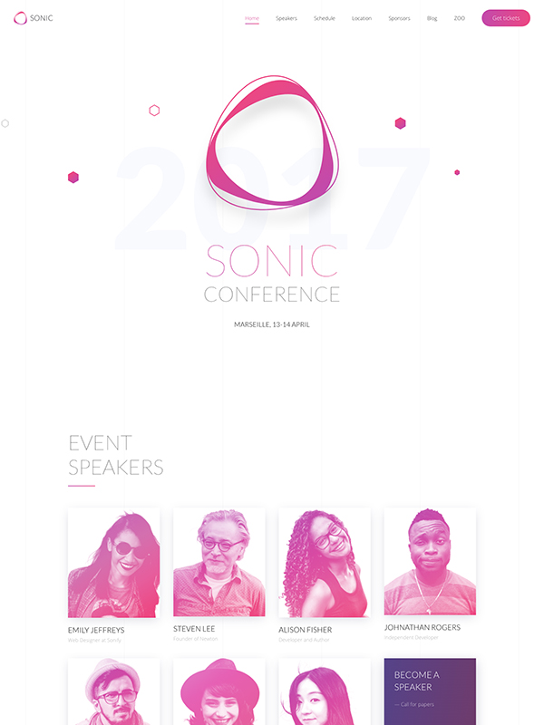 Sonic White Pink