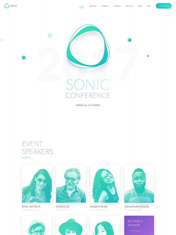 Sonic White Turquoise
