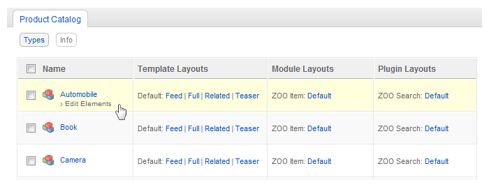 Extend pre-built types