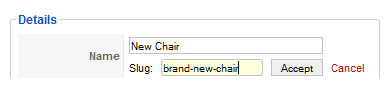 Manage items
