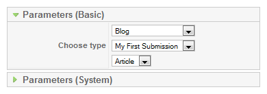Create a menu item