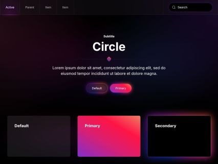 Circle Joomla Template Default Style