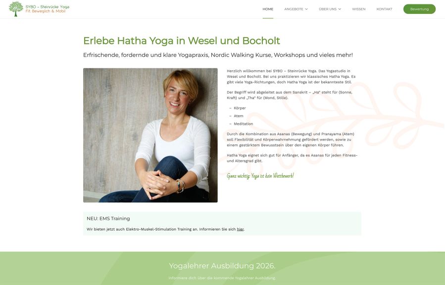 Webinox Webdesign Work Example