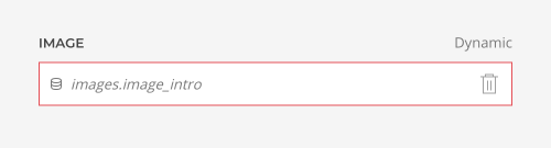 Invalid sources and fields