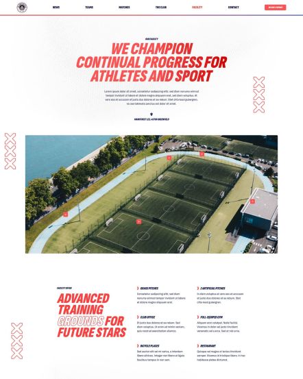 FC Greenfield Joomla template About Layout