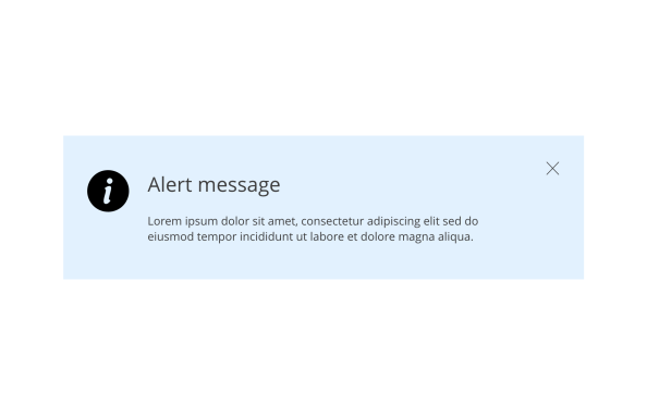Alert Message for YOOtheme Pro page builder