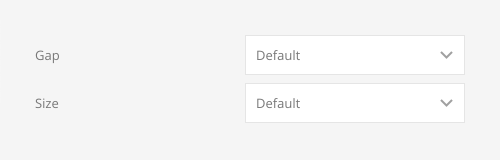 Newsletter size and gap