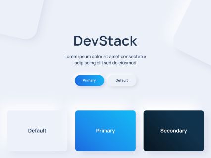 DevStack Joomla Template Light Blue Style