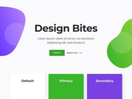Design Bites WordPress Theme White Green Style