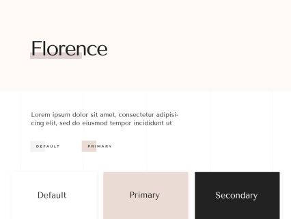 Florence WordPress Theme Default Style