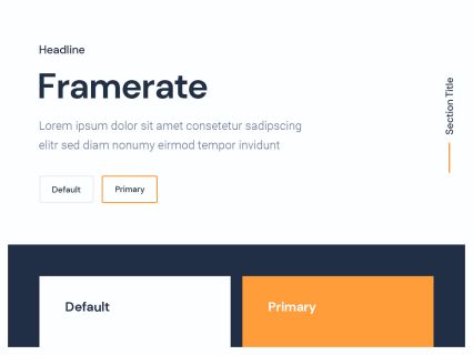 Framerate WordPress Theme Light Orange Style