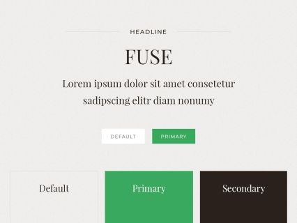 Fuse WordPress Theme Light Green Style