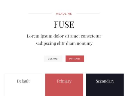 Fuse WordPress Theme White Bordeaux Style