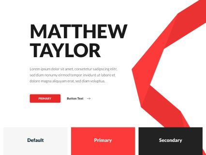 Matthew Taylor WordPress Theme White Red Style