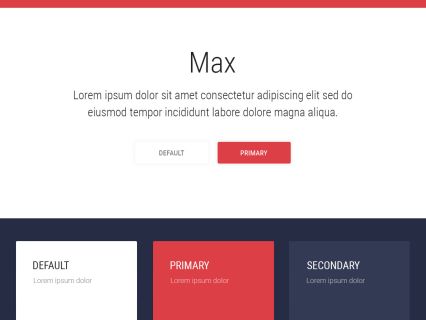 Max WordPress Theme White Red Style