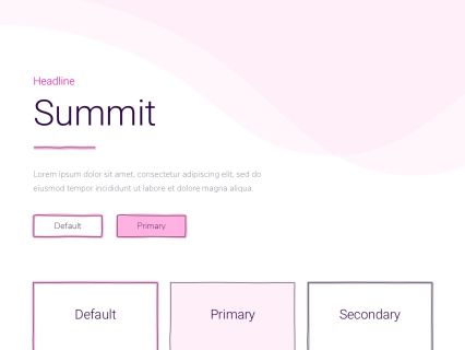 Summit WordPress Theme White Pink Style