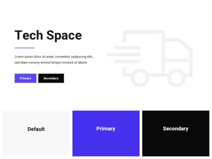 Tech Space WordPress Theme Default Style