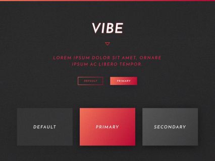 Vibe WordPress Theme Dark Red Style