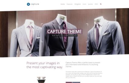 Capture WordPress Theme Fashion Style