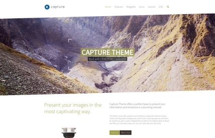 Capture WordPress Theme Trekking Style