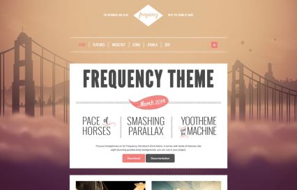 Frequency WordPress Theme Bridge Style
