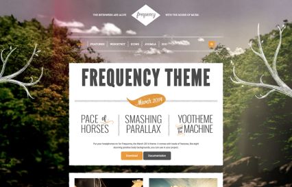 Frequency WordPress Theme Woods Style