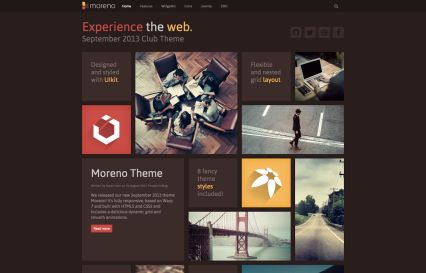 Moreno WordPress Theme Red Style