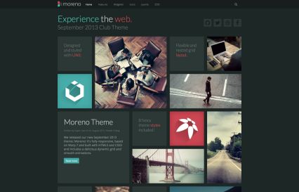 Moreno WordPress Theme Turquoise Style