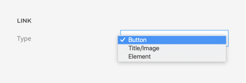 Link Type Options