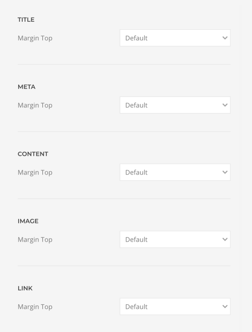 Margin Options