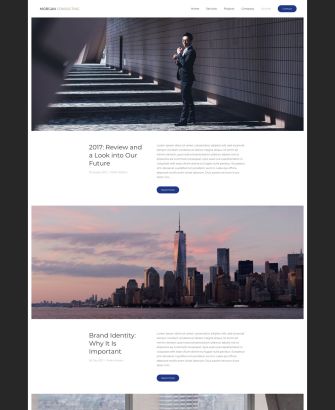 Morgan Consulting Post Index Layout