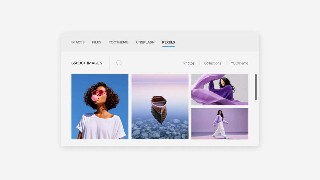 Unsplash and Pexels Integration