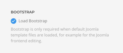 Load Bootstrap