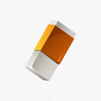 Eraser Orange Icon