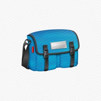 Messenger Bag Blue Icon