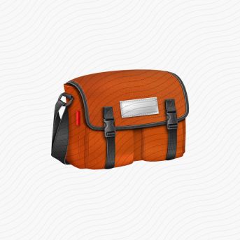 Messenger Bag Orange Icon