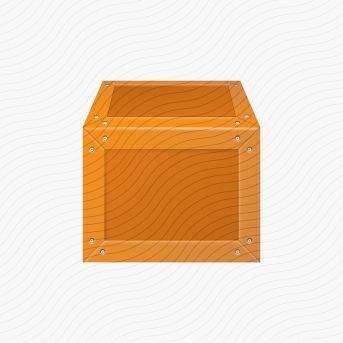 Frame Box Orange Icon