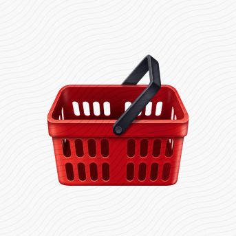 Shopping Basket Red Empty Icon