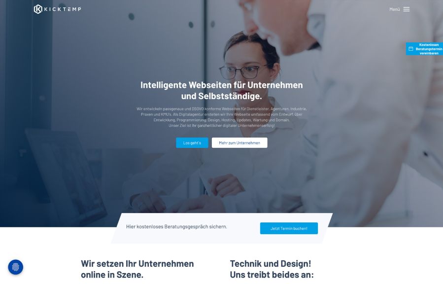 Kicktemp GmbH Work Example