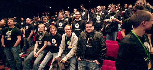 The Pagekit team at Symfony Live 2011 in Paris
