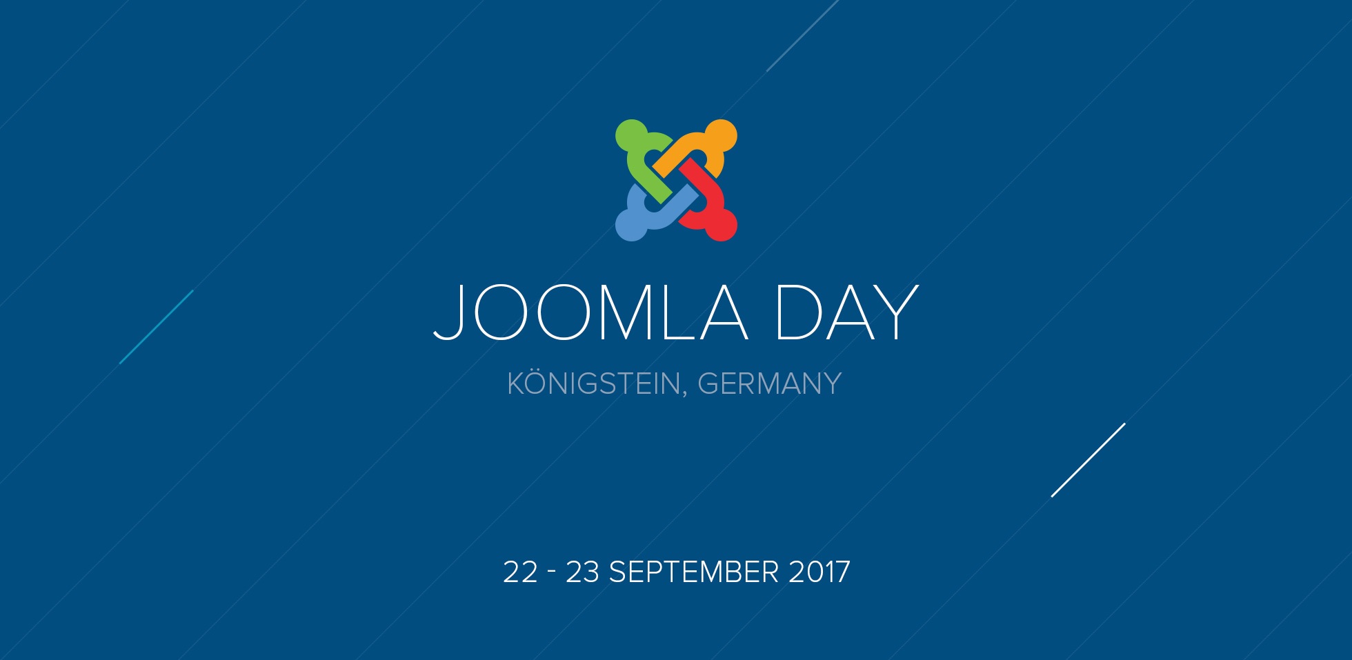 JoomlaDay Germany 2017 – Giving talks and being a sponsor